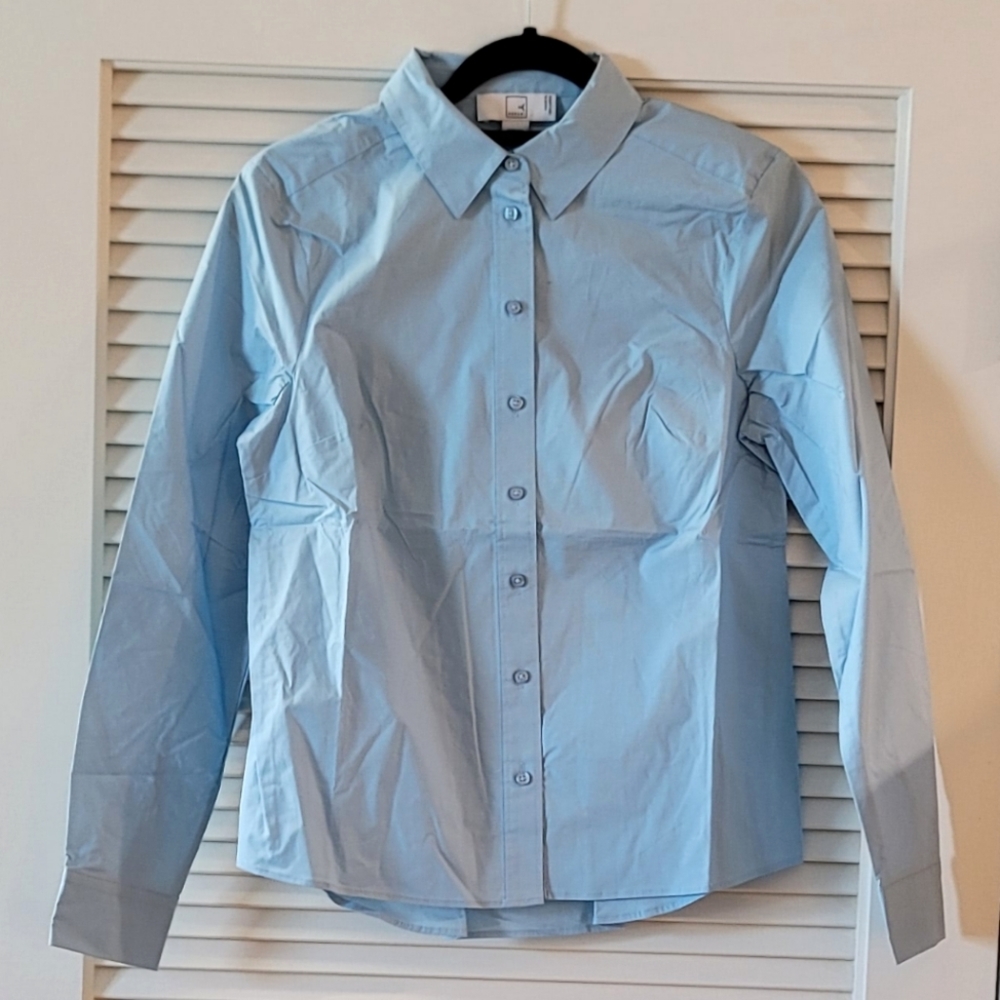 Meraki - (NWOT) Light Blue Men's Long Sleeve Dress Shirt
